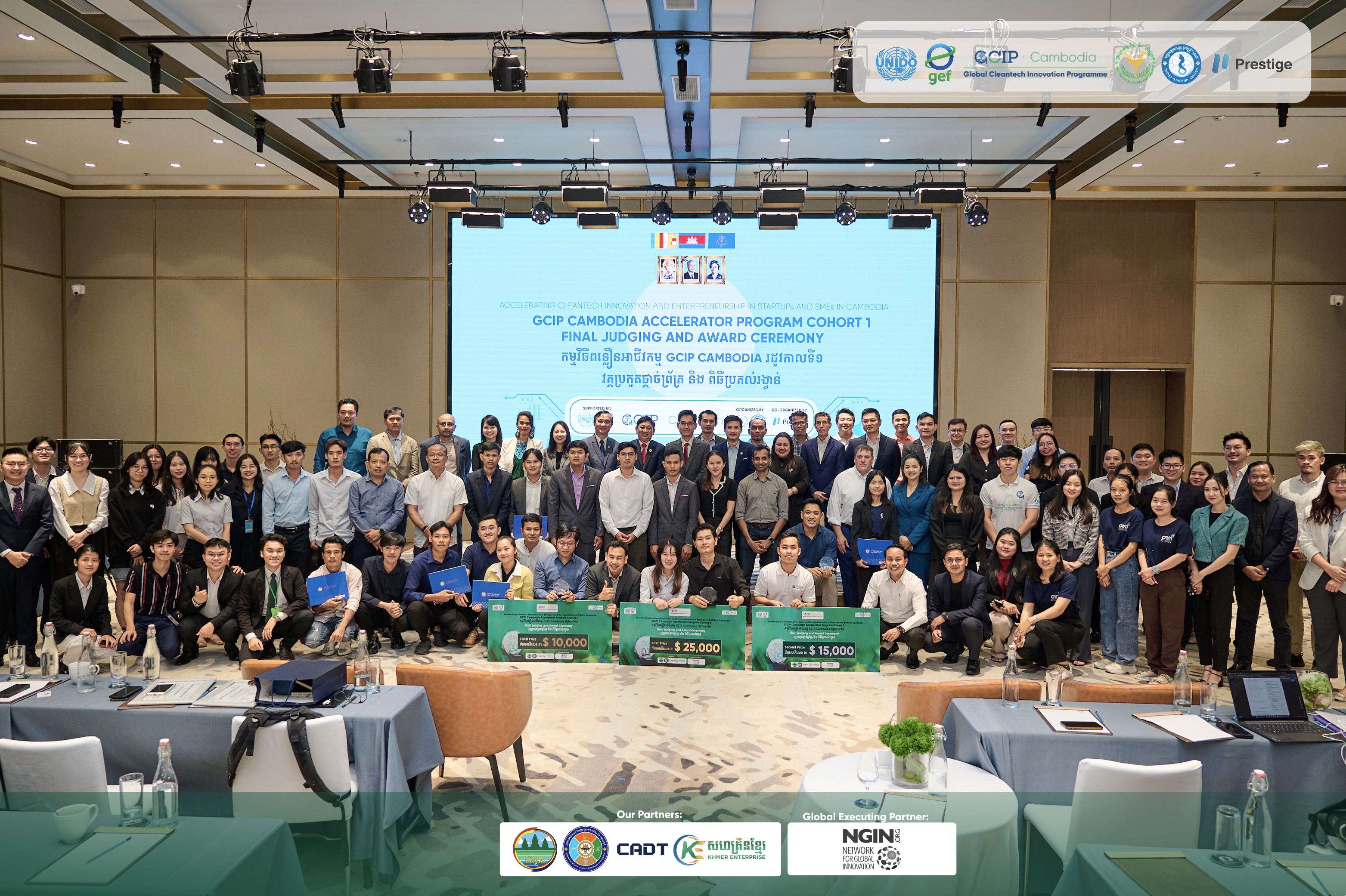 GCIP Cambodia Cohort 1 Concludes with Distributed USD50,000 Cash Awards